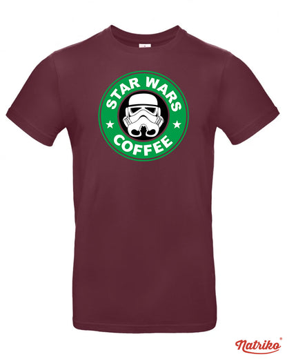 Pánské tričko s potiskem Star wars coffee