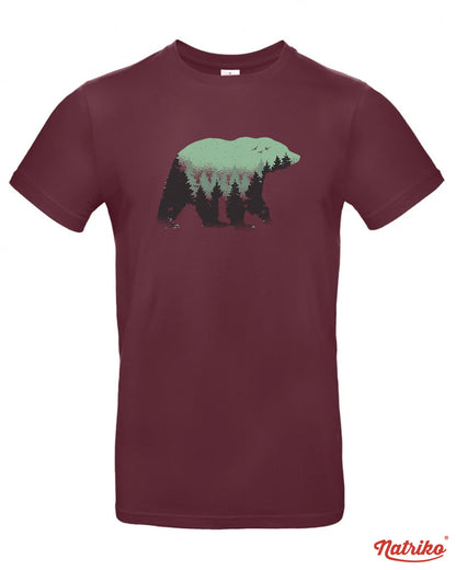Pánské tričko s potiskem Wild bear