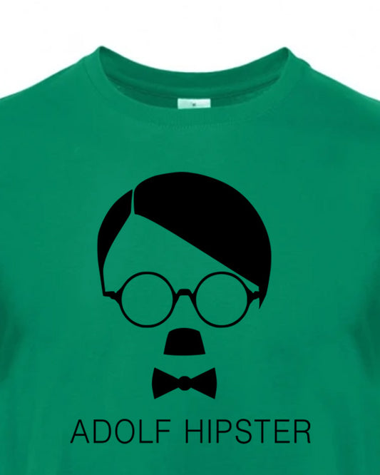 Pánské tričko s potiskem Adolf Hipster