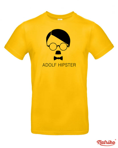 Pánské tričko s potiskem Adolf Hipster