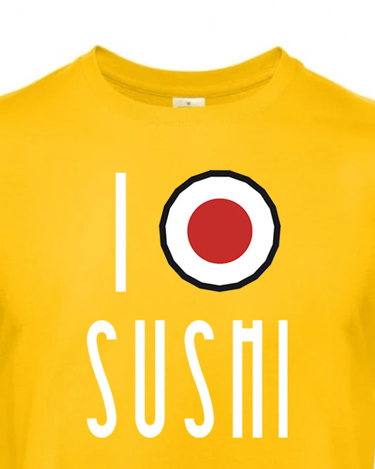 Pánské tričko s potiskem I love sushi