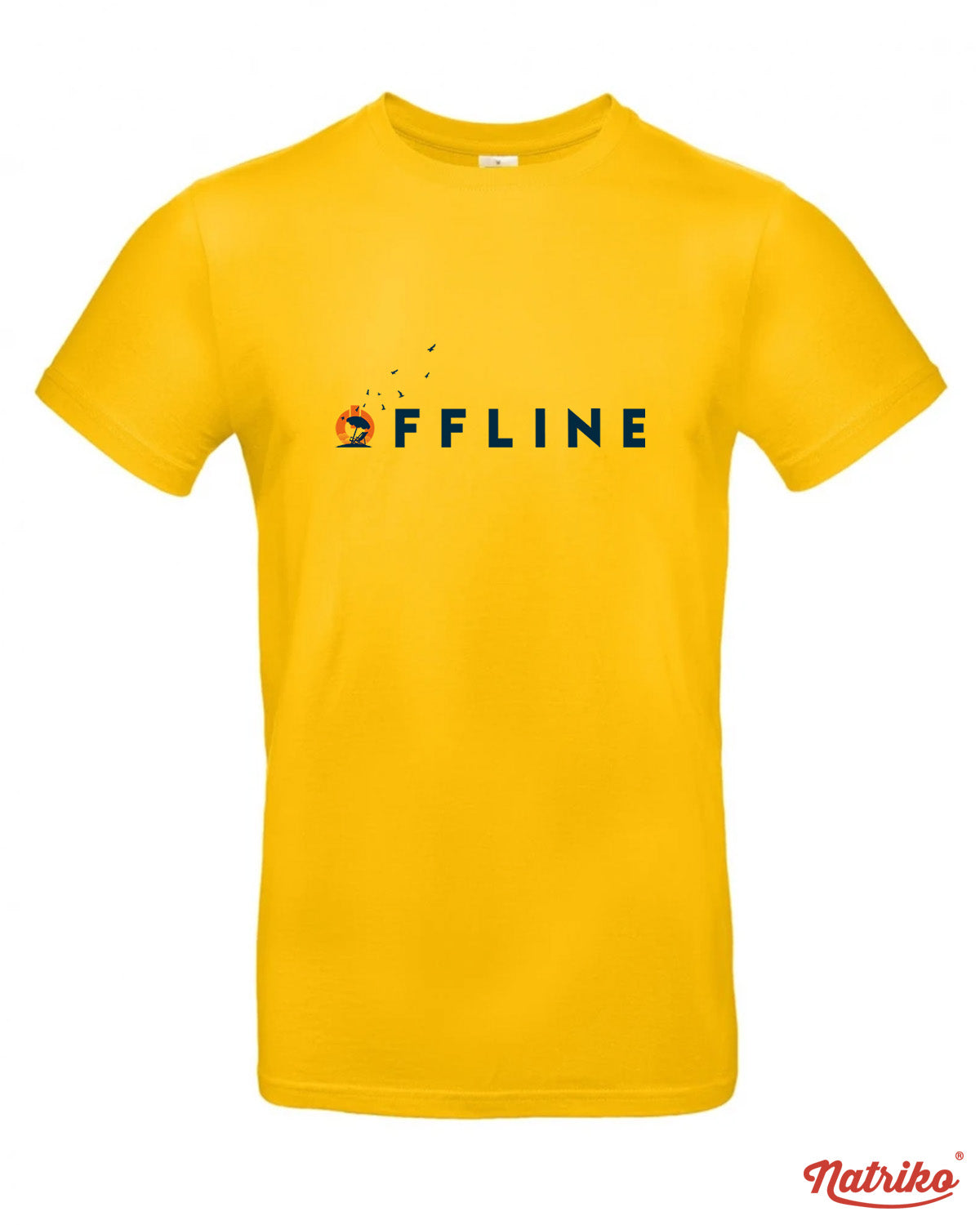 Pánské tričko s potiskem Offline