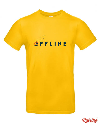 Pánské tričko s potiskem Offline