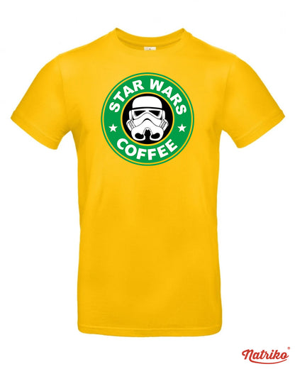 Pánské tričko s potiskem Star wars coffee