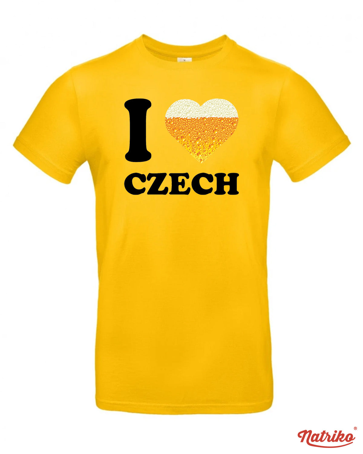 Pánské tričko s potiskem I love Czech